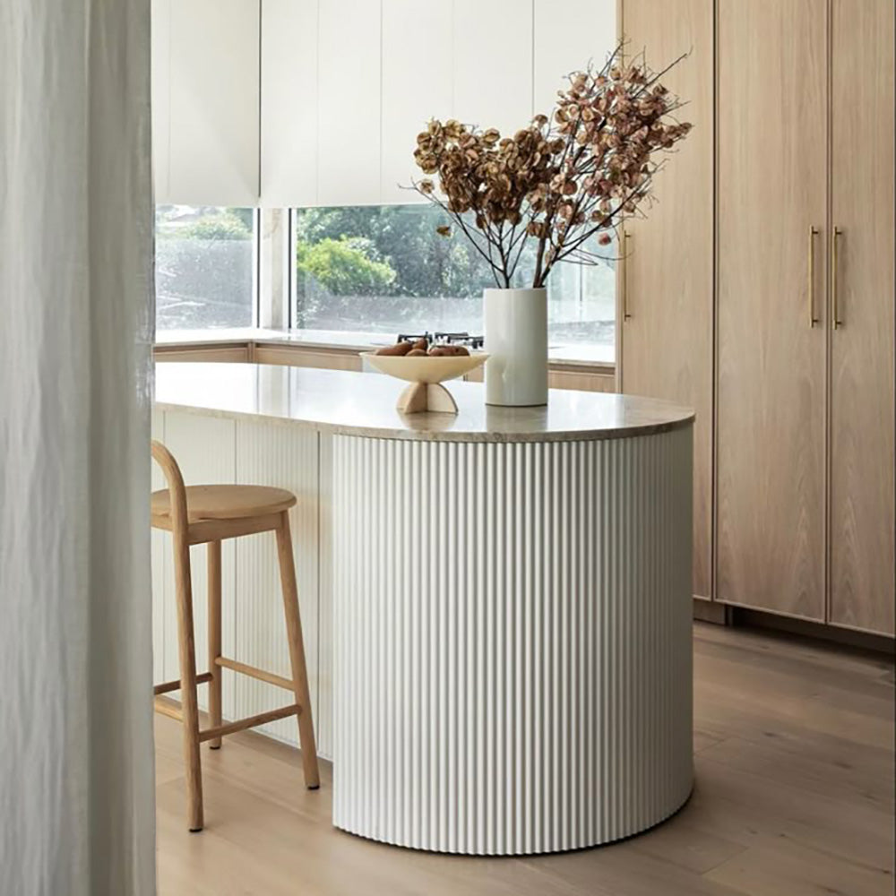 WOODFLEX WHITE PRIMED FLEXIBLE - HALF ROUND 27 - 2700mm X 600mm