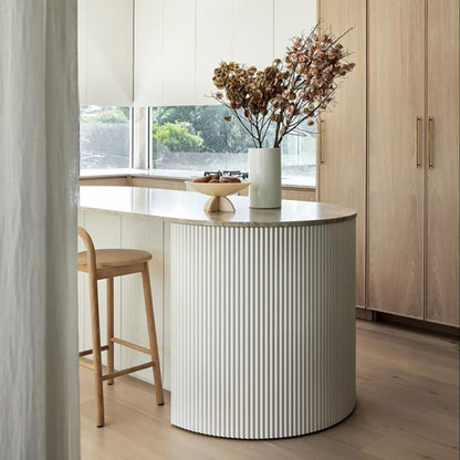 WOODFLEX WHITE PRIMED FLEXIBLE - HALF ROUND 27 - 2700mm X 600mm