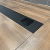 VIDAL Boardroom Table 2.4m x 1.2m - Warm Oak & Black