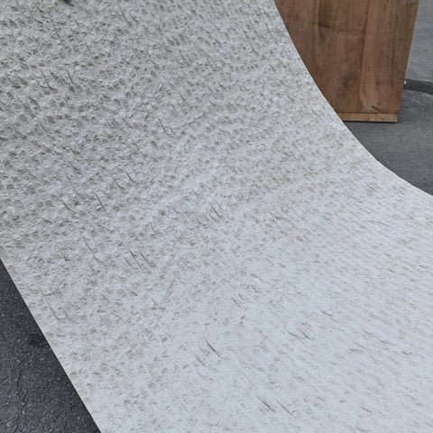 WOODFLEX FLEXIBLE SOFT STONE PANEL - ROUGH LINE White - 1200 x 600mm