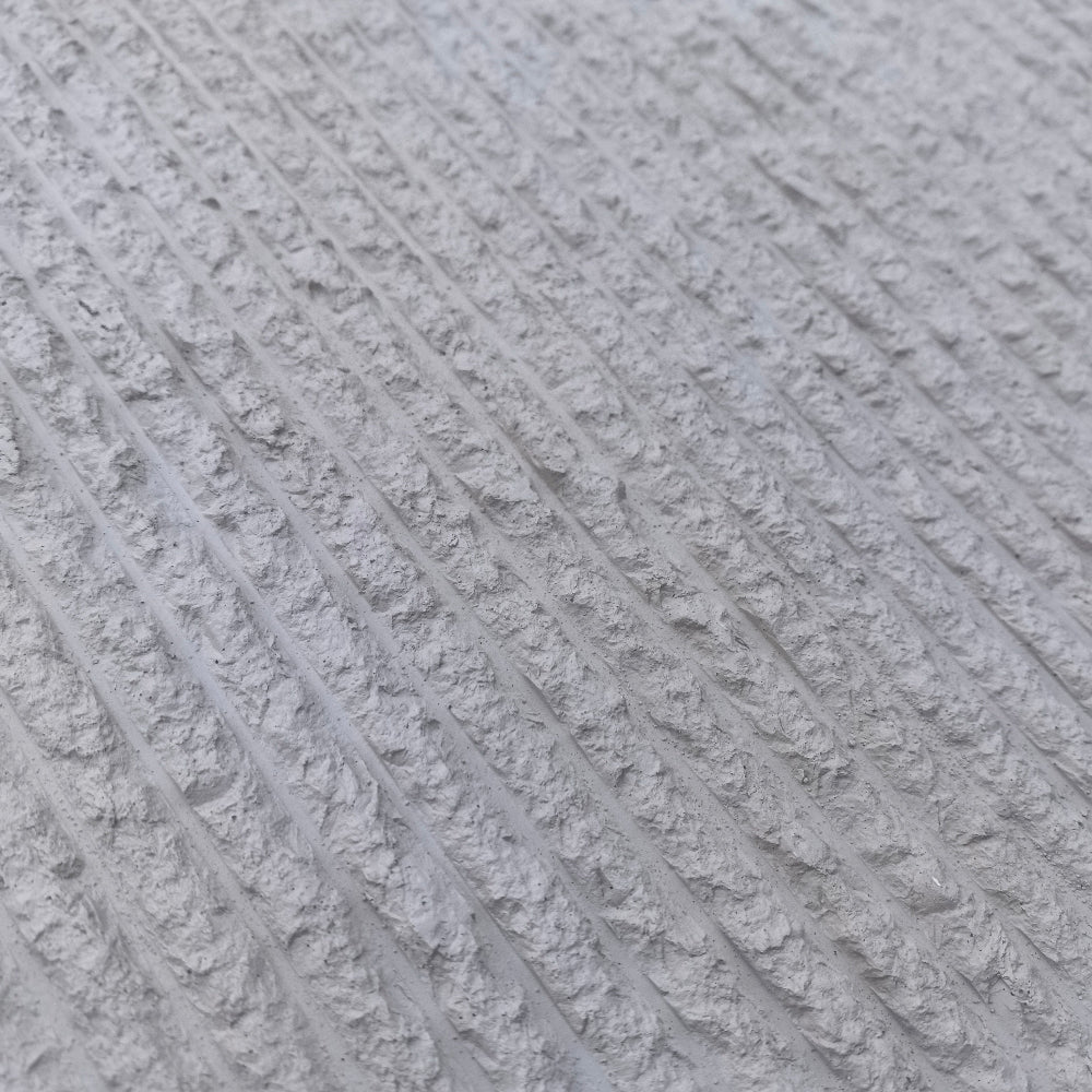 WOODFLEX FLEXIBLE SOFT STONE PANEL - ROUNDED LINE White - 1200 x 600mm