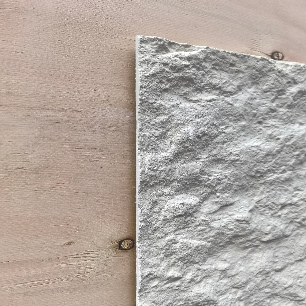 WOODFLEX FLEXIBLE SOFT STONE PANEL- STARY STONE WHITE - SAMPLE