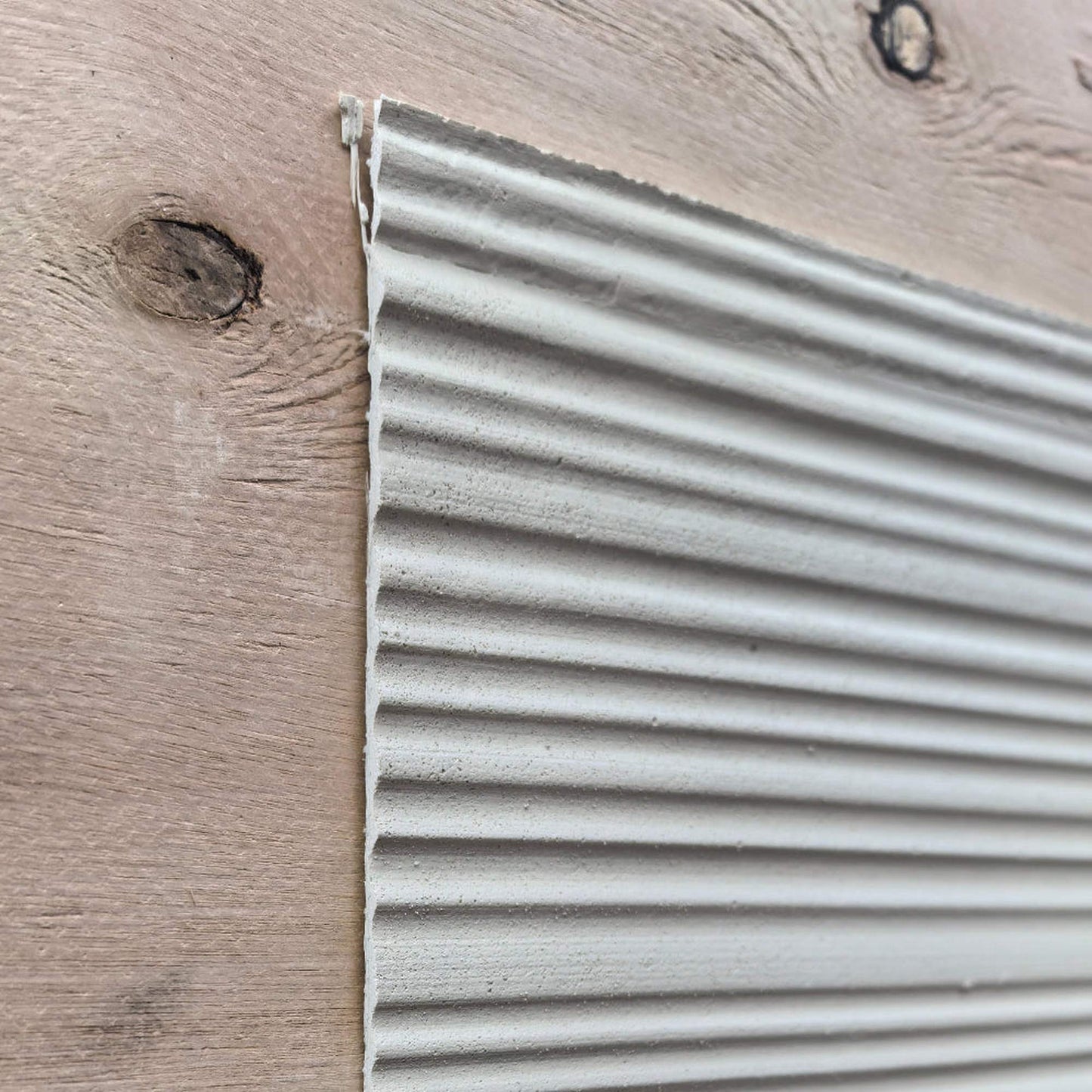 WOODFLEX FLEXIBLE SOFT STONE PANEL - NEW LINE White - 1200 x 600mm