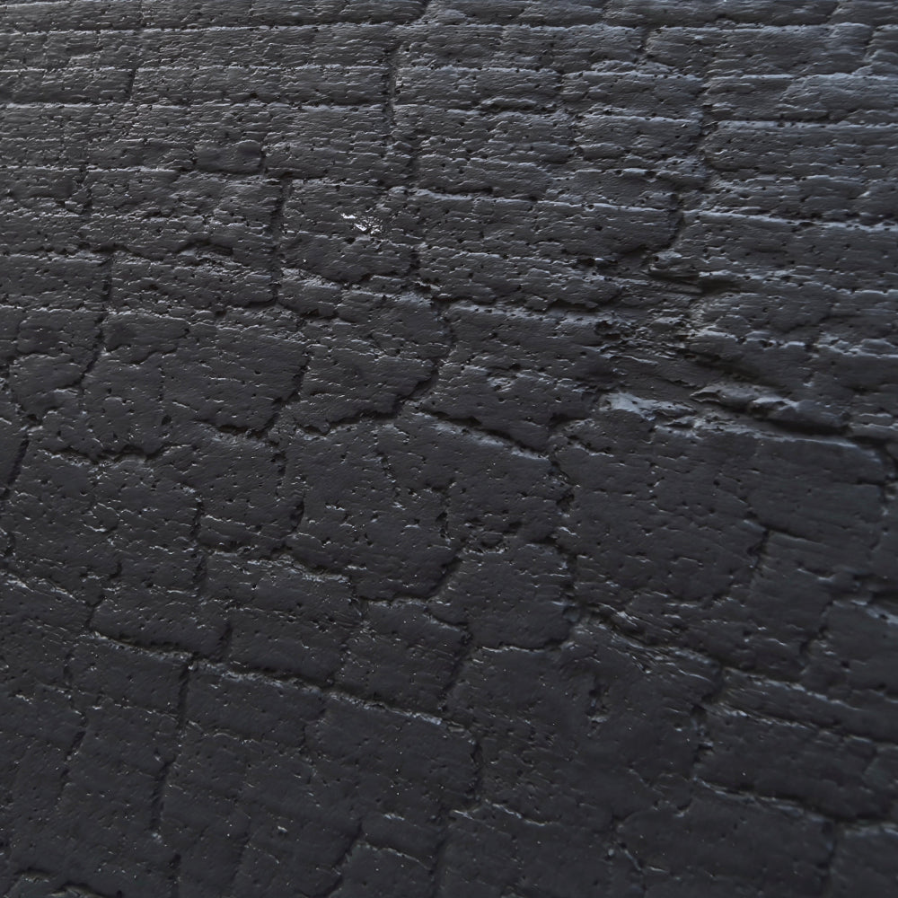 WOODFLEX  Flexible SOFT STONE PANEL - CHARCOAL BURNT WOOD - Black - 2700 x 600mm