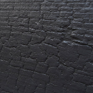 WOODFLEX FLEXIBLE SOFT STONE PANEL - CHARCOAL BURNT WOOD Black - 2700 x 600mm