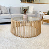 LYNNA Coffee Table  80cm - Oak