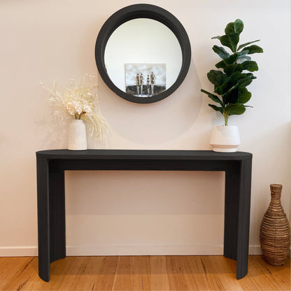ZANA Console Table 140cm - Black Ash