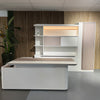LUSH Display Unit 261.5cm - White & Taupe