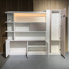 LUSH Display Unit 261.5cm - White & Taupe