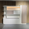 LUSH Display Unit 261.5cm - White & Taupe