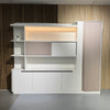 LUSH Display Unit 261.5cm - White & Taupe