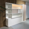 LUSH Display Unit 261.5cm - White & Taupe