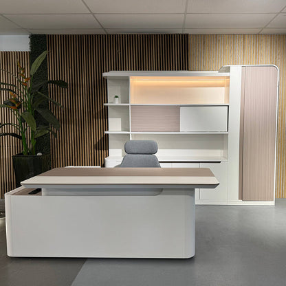 LUSH Display Unit 261.5cm - White & Taupe
