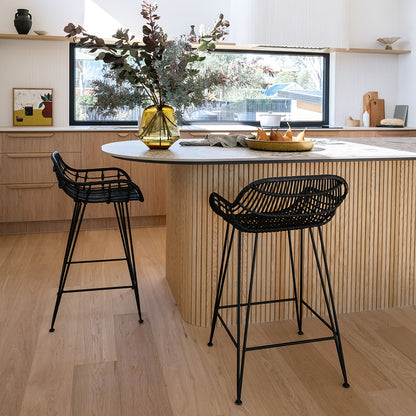 WOODFLEX Flexible Wooden Slat Wall Panel - Oak Veneer - 2700mm x 600mm - Trapezium