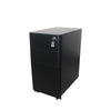 MARLO 3 Drawer Slim Mobile Pedestal Cabinet - Black