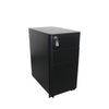 MARLO 3 Drawer Slim Mobile Pedestal Cabinet - Black