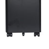 MARLO 3 Drawer Slim Mobile Pedestal Cabinet - Black
