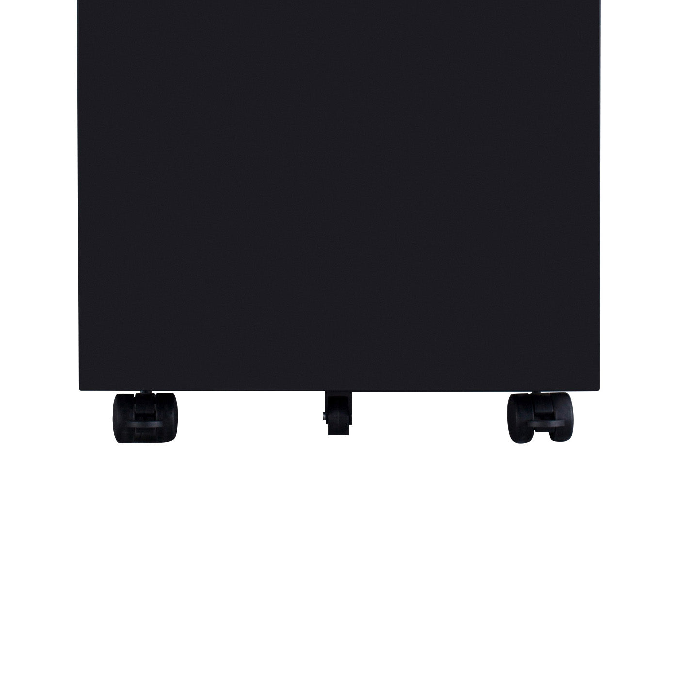 MARLO 3 Drawer Mobile Pedestal Cabinet - Black