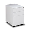 MARLO 3 Drawer Mobile Pedestal Cabinet - White