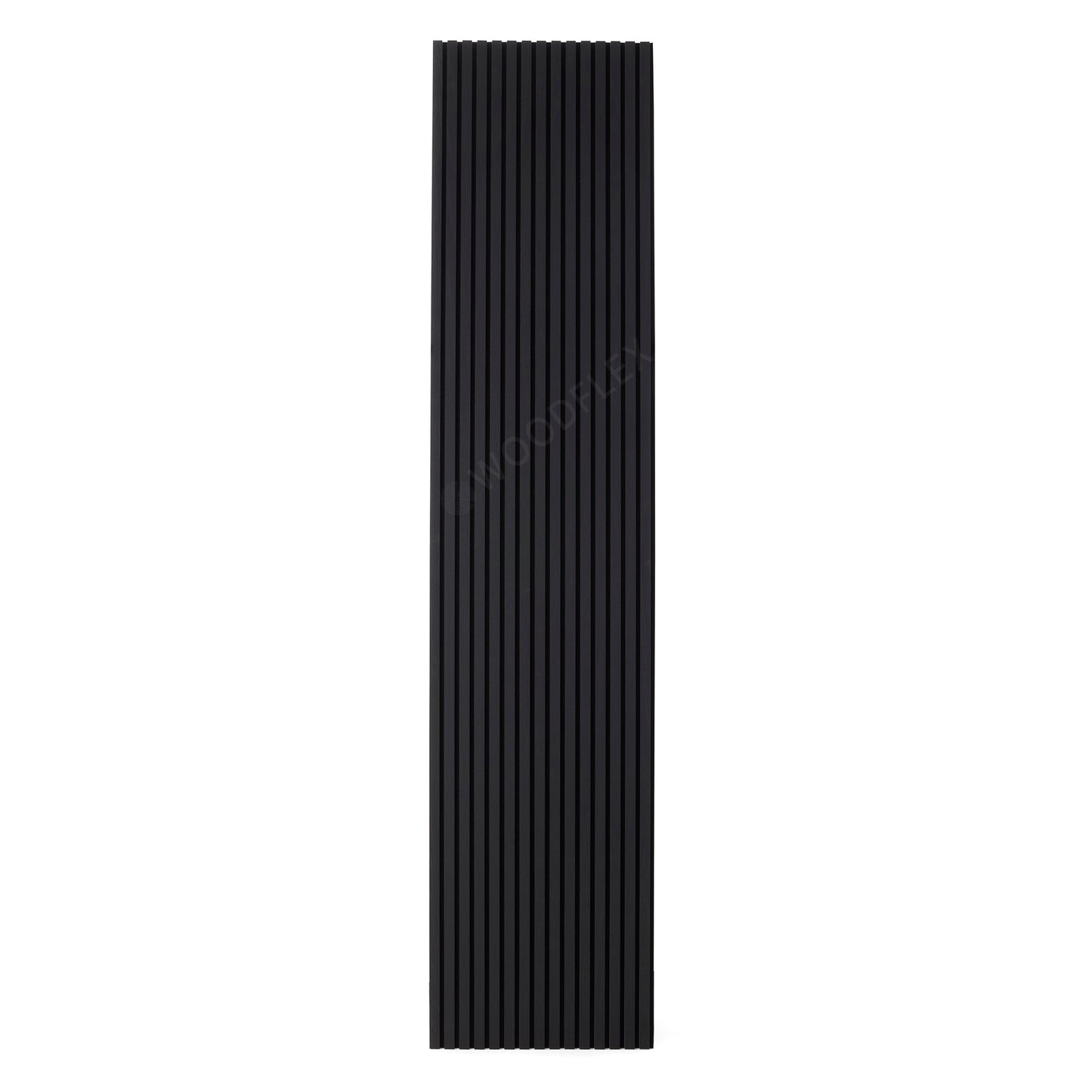 WOODFLEX Flexible Acoustic Wood Slat Wall Panel - Black Coated - 3000mm x 600mm
