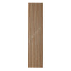 WOODFLEX Flexible Acoustic Wood Slat Panel - 3 Sided Full Wrap Oak Veneer on Black - 2700mm x 600mm