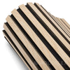 WOODFLEX Flexible Acoustic Wood Slat Wall Panel, Oak Veneer - 2700mm x 600mm