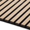 WOODFLEX Flexible Acoustic Wood Slat Wall Panel, Oak Veneer - 2700mm x 600mm