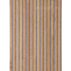 WOODFLEX Flexible Acoustic Wood Slat Panel - 3 Sided Oak Veneer on Light Grey - 2700mm x 600mm