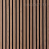WOODFLEX Flexible Acoustic Wood Slat Wall Panel, Walnut Veneer - 2700mm x 600mm
