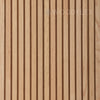 WOODFLEX Z-Style Acoustic Wood Slat Panel - 3 Sided Full Wrap Oak Veneer - 2700mm x 600mm