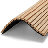 WOODFLEX Z-Style Acoustic Wood Slat Panel - 3 Sided Full Wrap Oak Veneer - 2700mm x 600mm