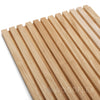 WOODFLEX Outdoor & Indoor Solid Hard Wood Slat Wall Ceiling Pool Fence Cladding - Oak - 2700mm x 545mm