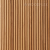 WOODFLEX Flexible Solid Paulownia Wood Slat Wall Panel -  2700mm x 600mm - Half Round