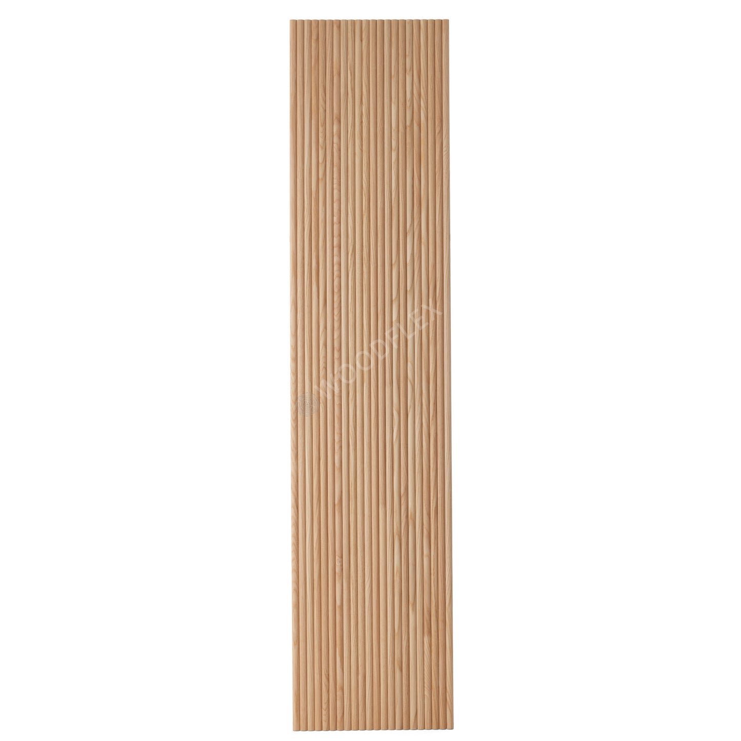 WOODFLEX Flexible Wooden Slat Wall Panel - Oak Veneer - 2700mm x 600mm - Half Round