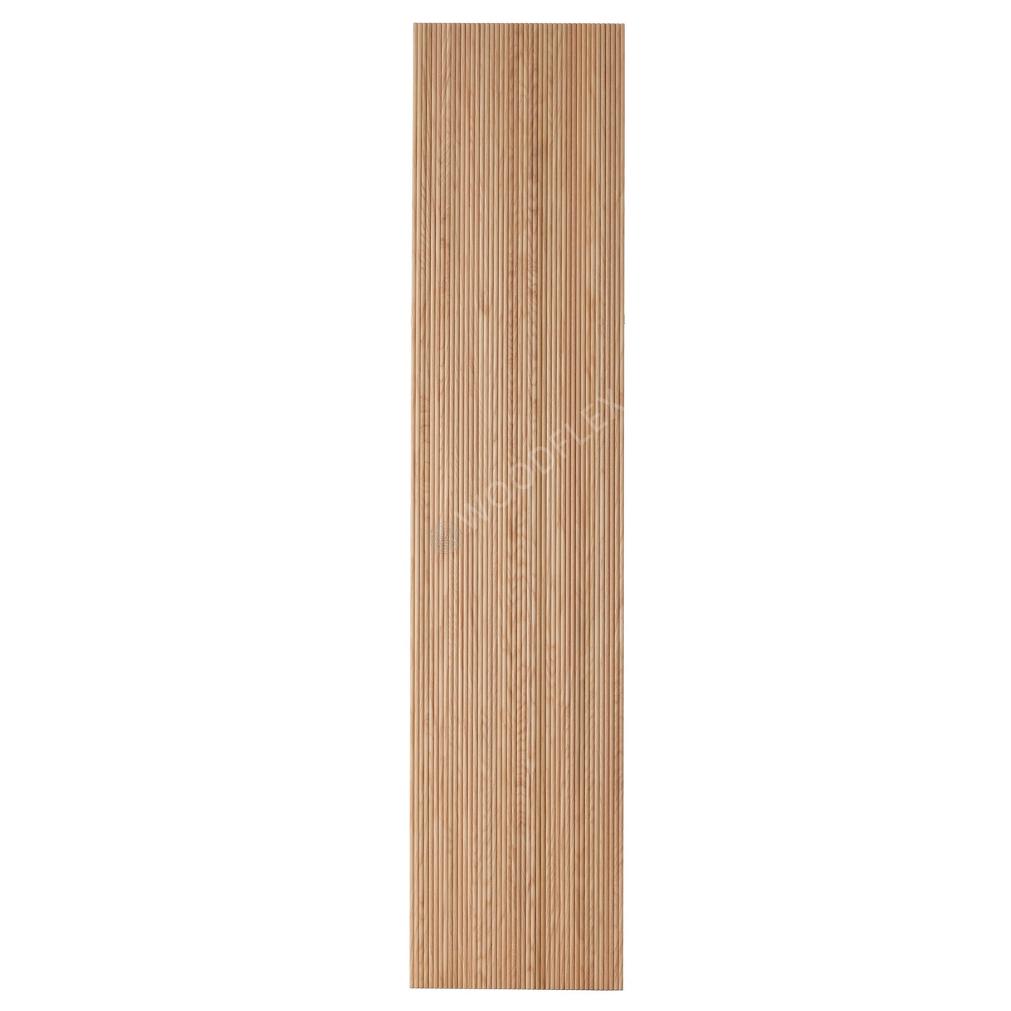 WOODFLEX Flexible Wooden Slat Wall Panel - Oak Veneer - 2700mm x 600mm - Mini Half Round