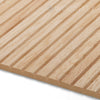 WOODFLEX Flexible Wooden Slat Wall Panel - Oak Veneer - 2700mm x 600mm - Trapezium
