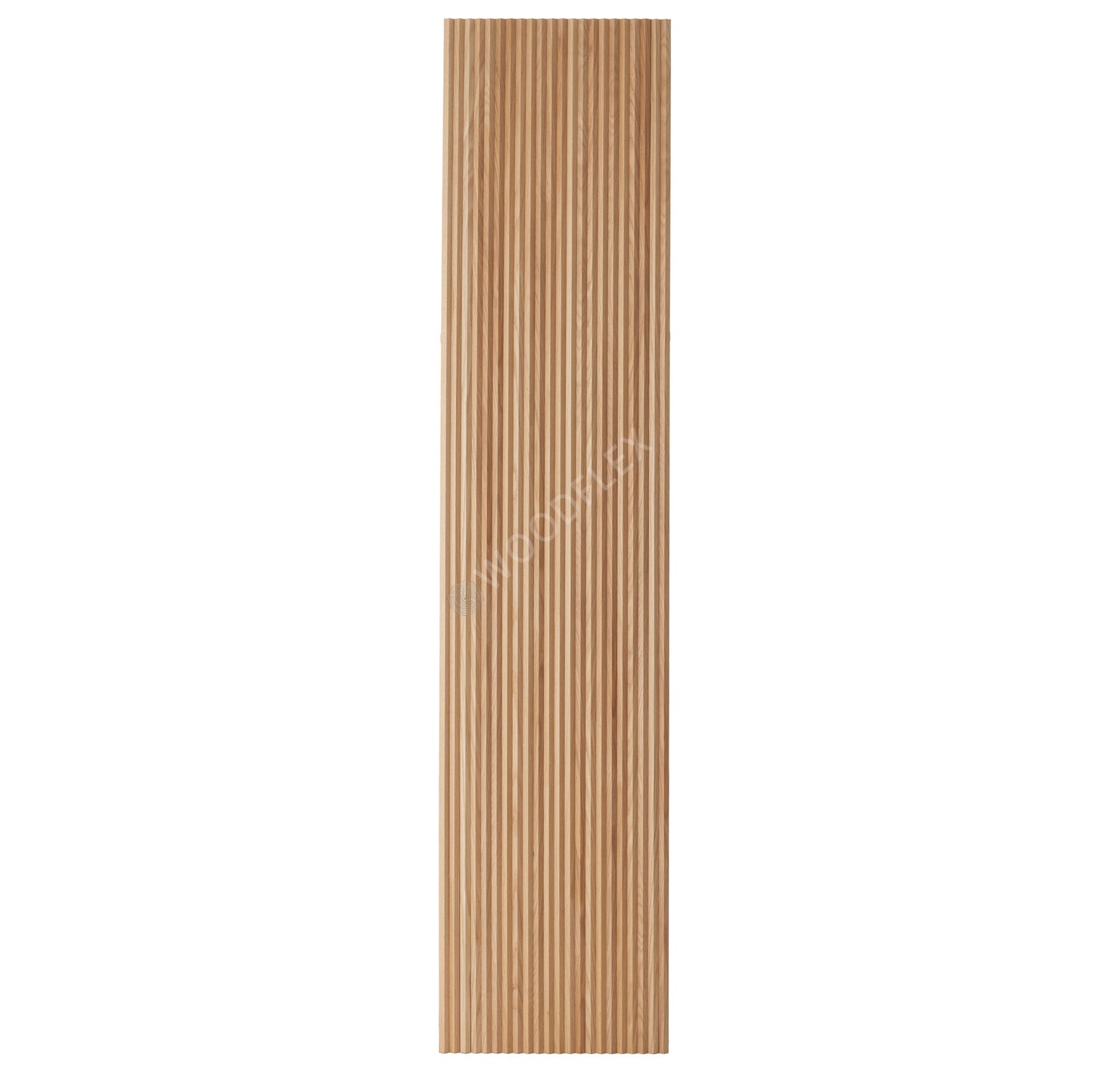 WOODFLEX Flexible Wooden Slat Wall Panel - Oak Veneer - 2700mm x 600mm - Triangle