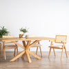 KAIRI Dining Chair - Natural & Rattan
