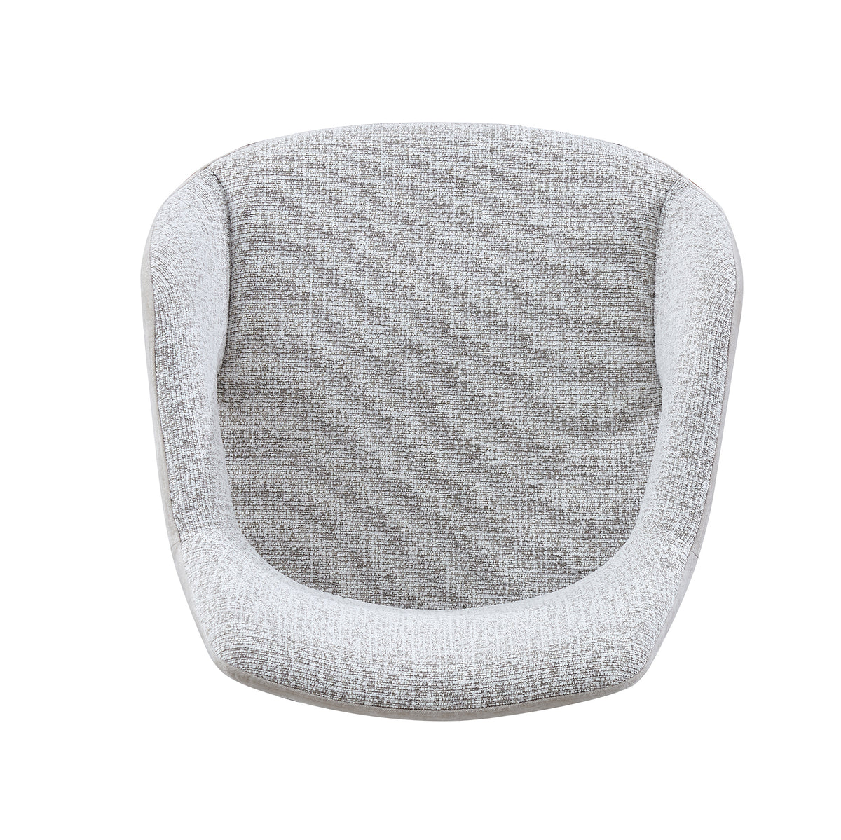 LINDEN Swivel Dining Chair - Beige & Grey