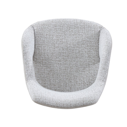 LINDEN Swivel Dining Chair - Beige & Grey