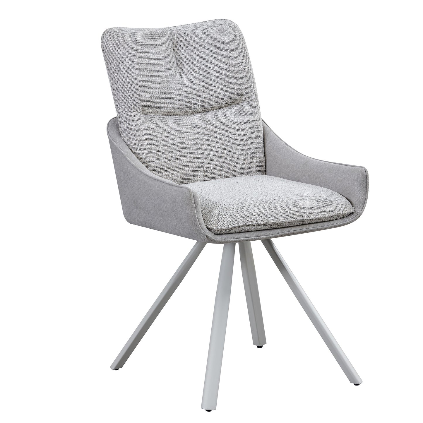 ALDEN Swivel Dining Chair - Grey
