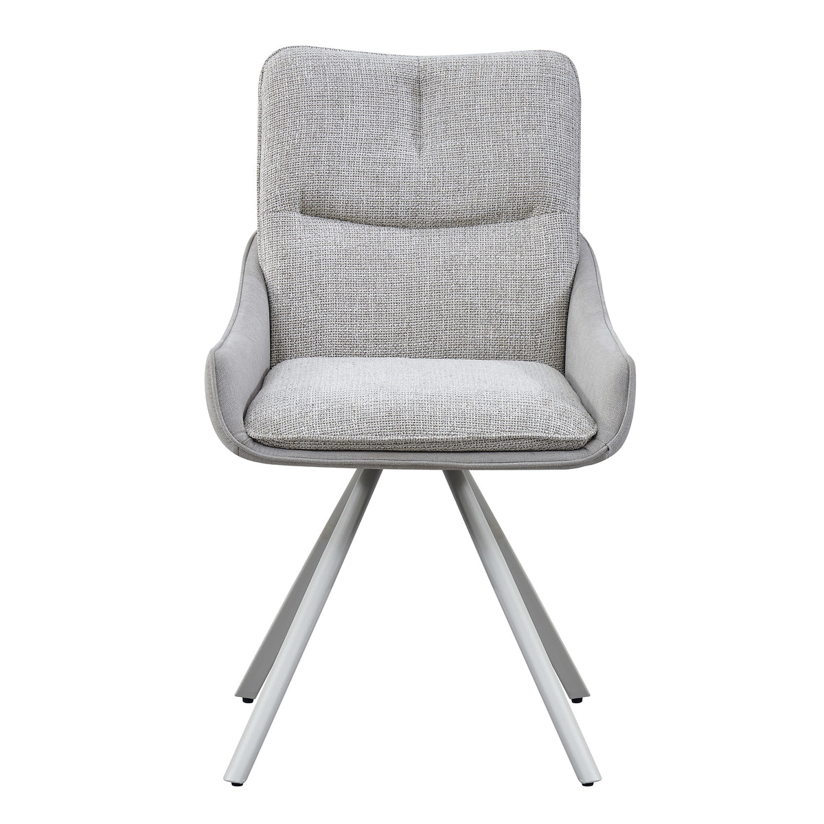 ALDEN Swivel Dining Chair - Grey