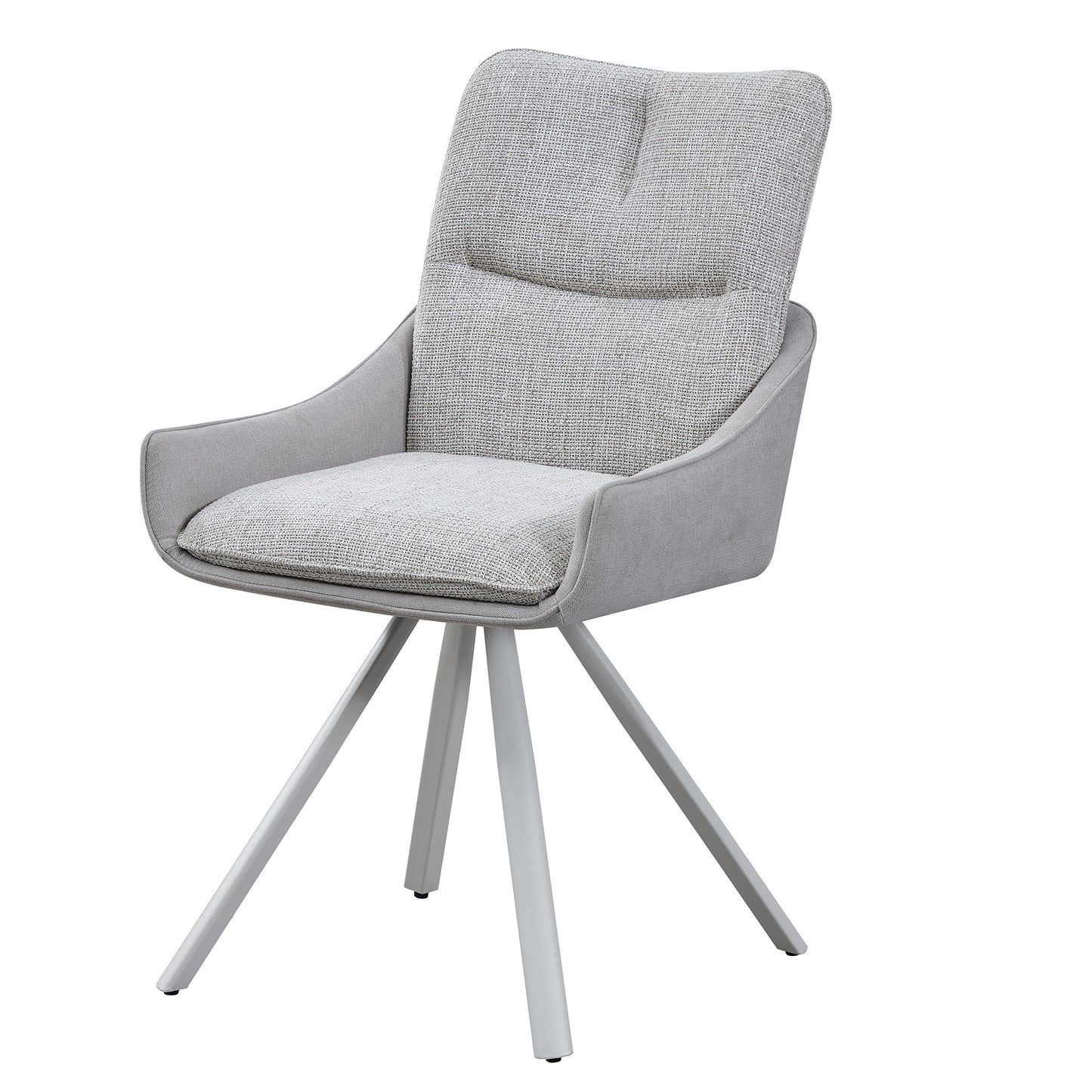 ALDEN Swivel Dining Chair - Grey