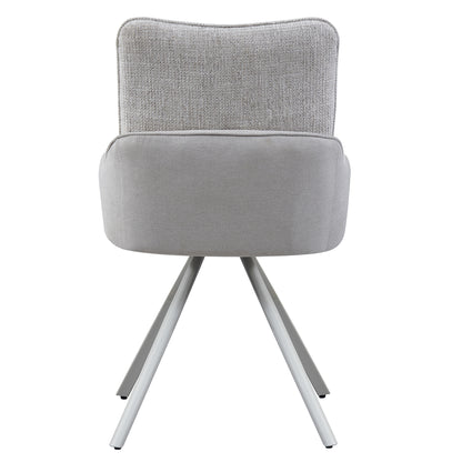 ALDEN Swivel Dining Chair - Grey