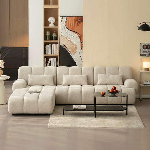 LINEA Reversible Lounge Sofa 2.7m - Beige