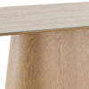 LINEA Ceramic Dining Table 1.8M - Travertine & Oak