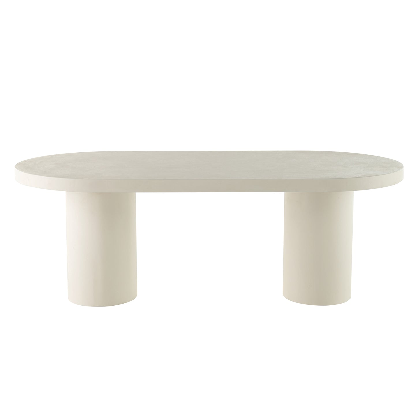 CORRENE Micro Cement Dining Table 2.2M - Cream