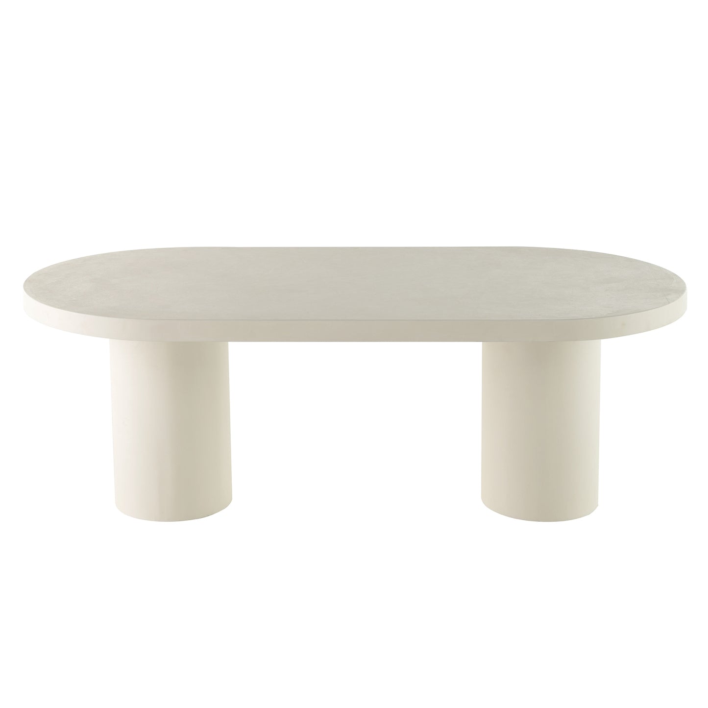 CORRENE Micro Cement Dining Table 2.2M - Cream