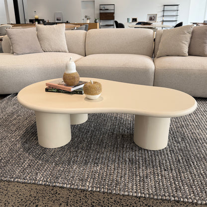CORRENE Microcement Coffee Table 1.3M - Off White