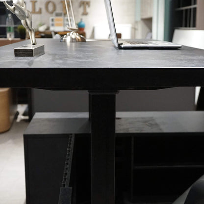 DAXTON Executive Desk with Left Return with Lift 200cm - Black